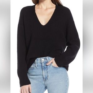 Black knit Chicos sweater